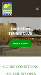 Mobile Screenshot of hamiltontennisclub.ca